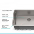 Oberhalb von The Counter Single Bowl Edelstahl Kichen Waschbecken